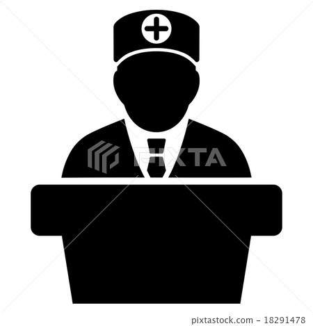 Medical Official Lecture Icon Medical Official Lecture Icon 18291478