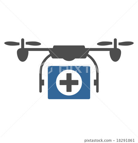 Medical Drone Icon Medical Drone Icon 18291861