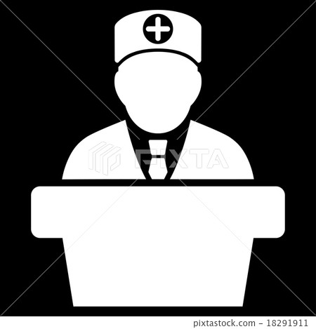 Medical Official Lecture Icon Medical Official Lecture Icon 18291911