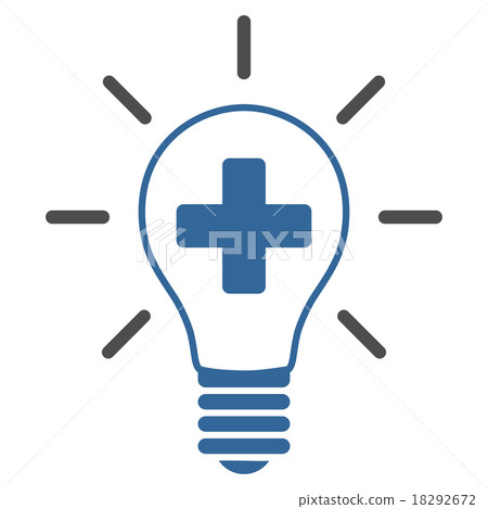 Creative Medicine Bulb Icon 18292672