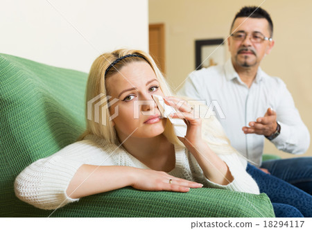 Couple after quarrel 18294117