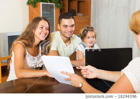 Parents with daughter 18294396