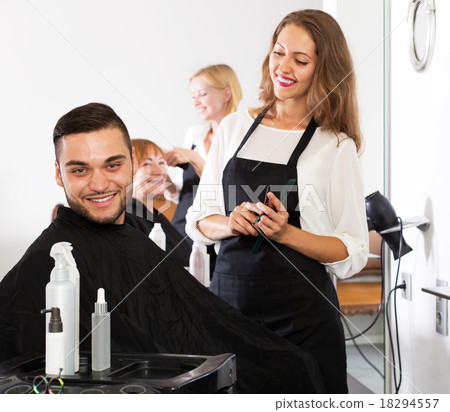 man in the barbershop man in the barbershop 18294557