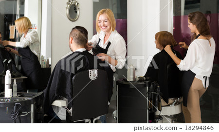 man in the barbershop man in the barbershop 18294846