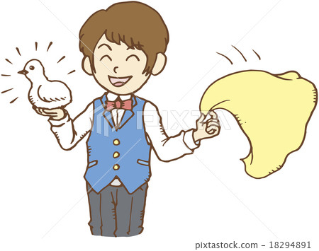 A men with magic tricks 18294891