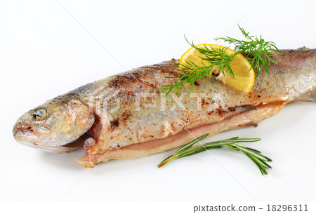 Grilled trout Grilled trout 18296311