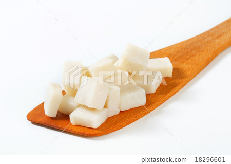 Pure lard on spatula 18296601