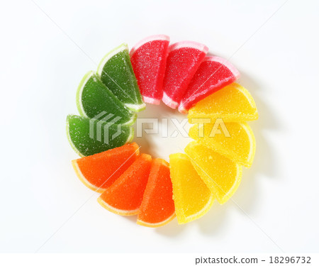 Sugar coated jelly candy 18296732