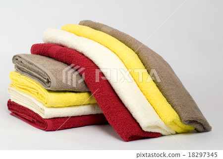 Pile of towels Pile of towels 18297345