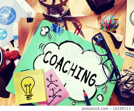 Coach Coaching Skills Teach Teaching Training Concept Coach Coaching Skills Teach Teaching Training Concept 18298513