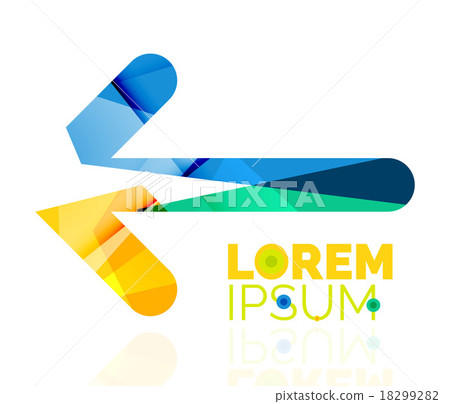 Vector arrow logo 18299282