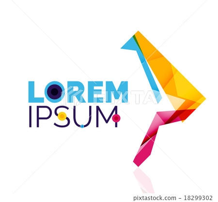 Vector arrow logo 18299302