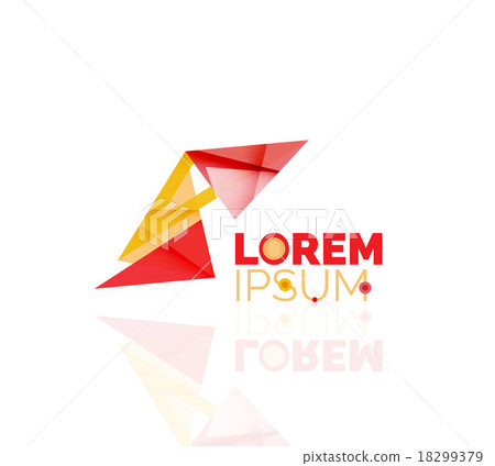 Logo, abstract geometric business icon Logo, abstract geometric business icon 18299379