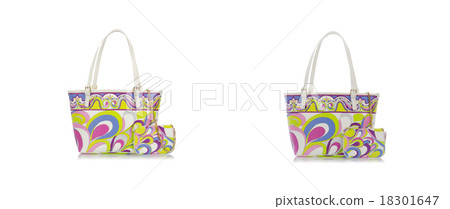 Woman bag isolated on the white background Woman bag isolated on the white background 18301647