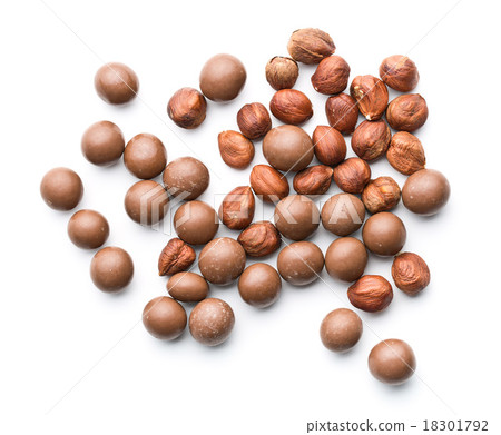 hazelnuts in chocolate 18301792