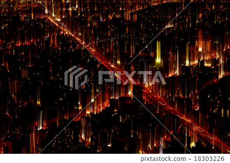 從大阪安倍晉三看見的夜視圖沒有Harukasu 從大阪安倍晉三看見的夜視圖沒有Harukasu 18303226