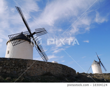 Windmill in La Mancha region 18304124