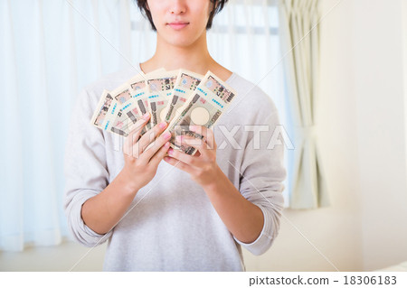 男性與男性邊工作的錢男性邊收入與大現金錢邊工作邊勞動收入無利可圖的收入 18306183