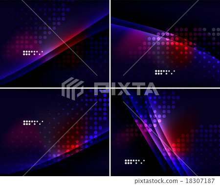 Set of abstract backgrounds with copyspace Set of abstract backgrounds with copyspace 18307187