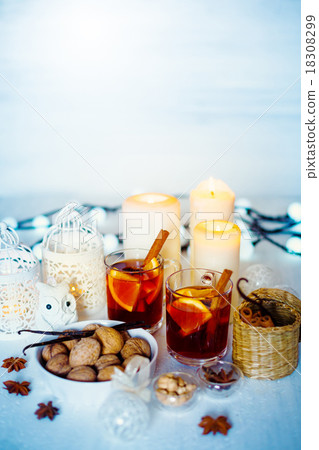 Christmas Decorations with Mulled Wine 18308299
