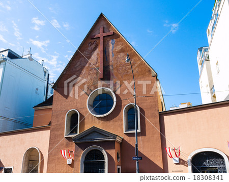 facade of Kapuzinerkirche (Capuchin Church) Vienna 18308341