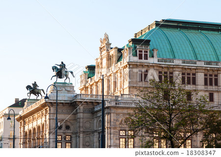 view of Vienna State Opera House from Ringstrasse view of Vienna State Opera House from Ringstrasse 18308347
