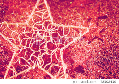 Chrismas Snining Background with Red Little Stars Chrismas Snining Background with Red Little Stars 18308430