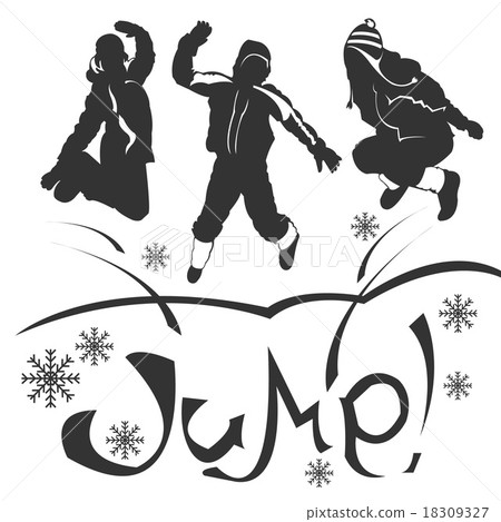 Siluetu jump Siluetu jump 18309327