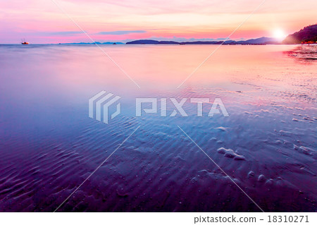 tropical beach in Krabi province tropical beach in Krabi province 18310271