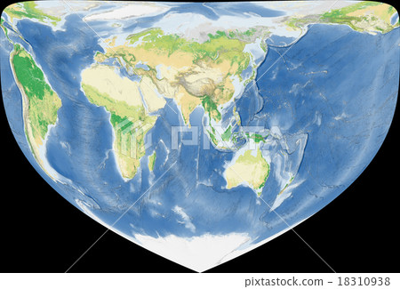 世界植被地圖 18310938