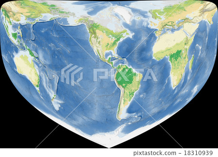 世界植被地圖 18310939