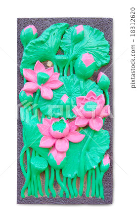 Low relief cement Thai style. Low relief cement Thai style. 18312620