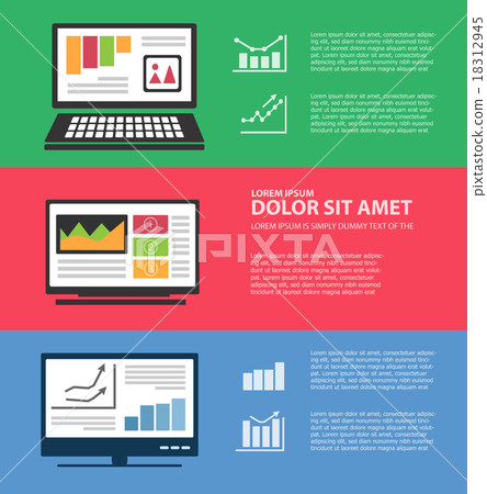 Infographics with computers Infographics with computers 18312945
