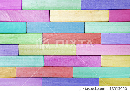 colorful wooden wall 18313030