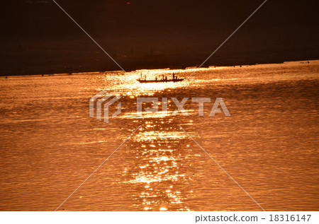 Cambodia Krat Mekong River and sunset Cambodia Krat Mekong River and sunset 18316147