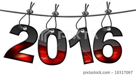 New Year 2016 - Hanging on Steel Cable New Year 2016 - Hanging on Steel Cable 18317067
