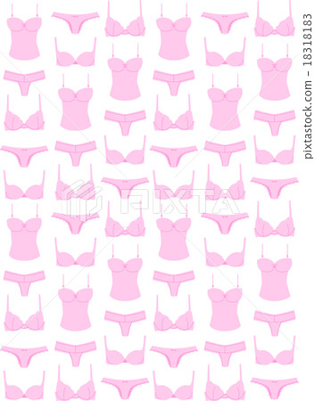 lingerie pattern - Stock Illustration [18318183] - PIXTA