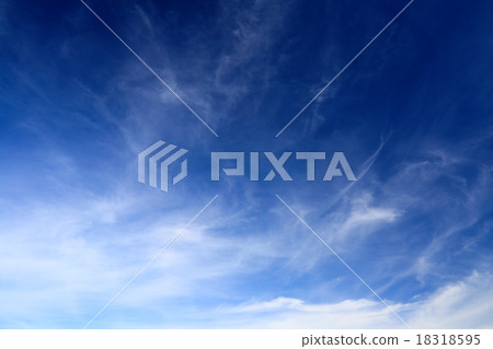 Blue sky with cloud in city of ChiangMai, Thailand 18318595