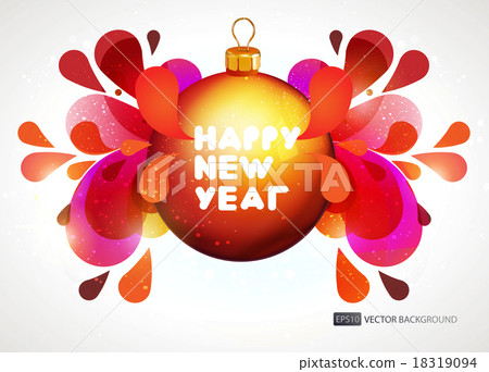 New year vector background New year vector background 18319094