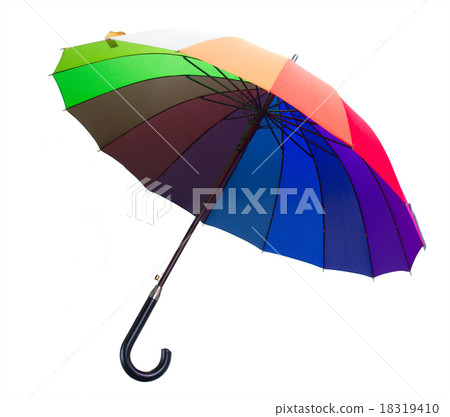 Closed Rainbow umbrella Closed Rainbow umbrella 18319410