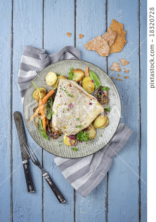 Coalfish on Plate Coalfish on Plate 18320728