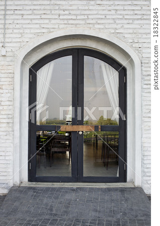 Modern and cozy facade of restaurant, cafe and bar 18322845