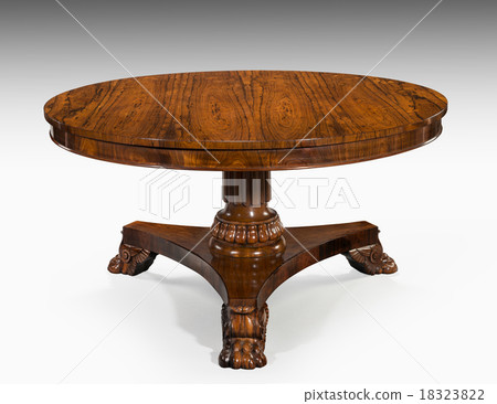 Round table rosewood tilt topped antique vintage 18323822