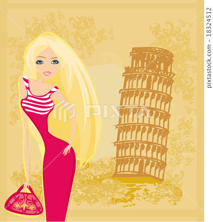 beauty travel girl in Italy beauty travel girl in Italy 18324512