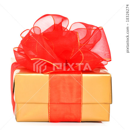 gift boxe with a red bow 18326274