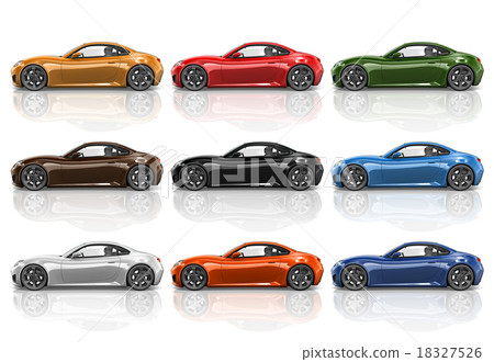 Car Vehicle Transportation 3D Illustration Concept 18327526