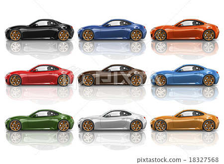 Car Vehicle Transportation 3D Illustration Concept Car Vehicle Transportation 3D Illustration Concept 18327568