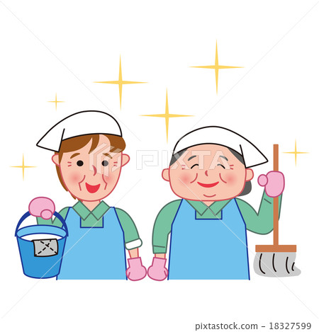 高級工作再就業部分清潔清潔Ikimono退休年齡 18327599