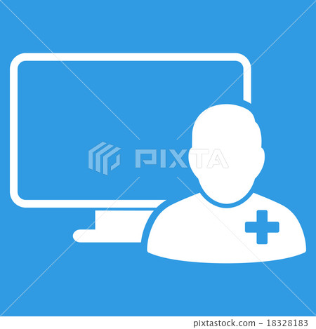 Online Doctor Icon Online Doctor Icon 18328183