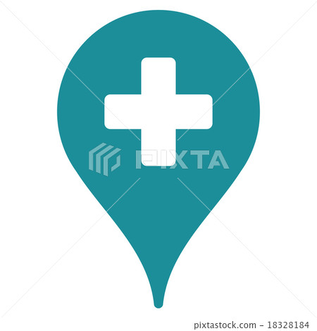 Clinic Map Pointer Icon Clinic Map Pointer Icon 18328184